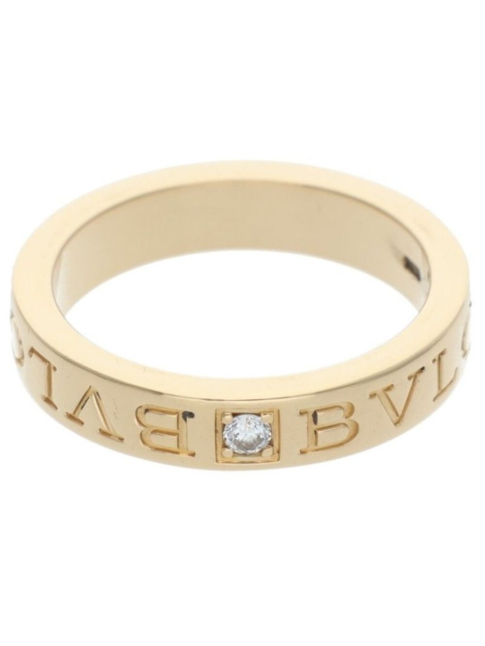 Bvlgari B.zero1 Essential 18k Yellow Gold Diamond Ring